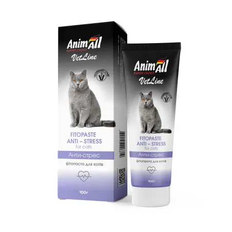 Фітопаста AnimAll VetLine Antistress для котів, 100 г