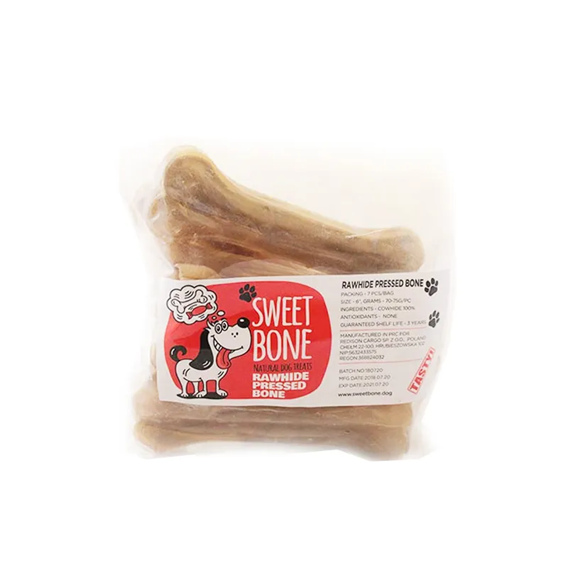 Ласощі Sweet Bone Кость натуральна пресована 7 шт / упак, 525 г