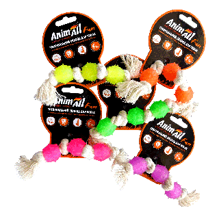 Іграшка канат з каучуком AnimAll Fun для собак | Купити недорого