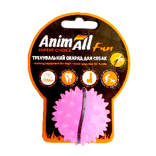 М'яч для собак AnimAll Fun Каштан 5 см - купити іграшку | ZooOpt