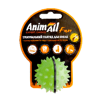 М'яч-каштан для собак AnimAll Fun 5 см | Купити іграшку з каучуку