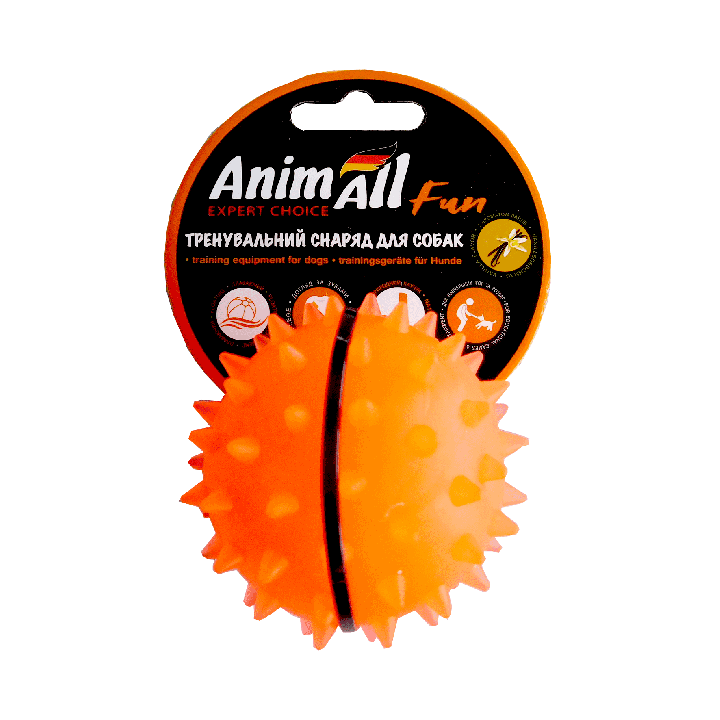 М'яч-каштан для собак AnimAll Fun 7 см | Купити іграшку недорого