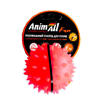 М'яч для собак AnimAll Fun Каштан 7 см - купити в ZooOpt