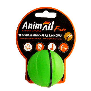 Тренувальний м'яч AnimAll Fun 5см для собак зелений | Ціна