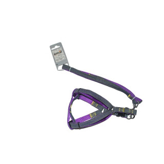 Набір шлея та повідець AnimAll Denim Фіолетовий | Купити 28-38см