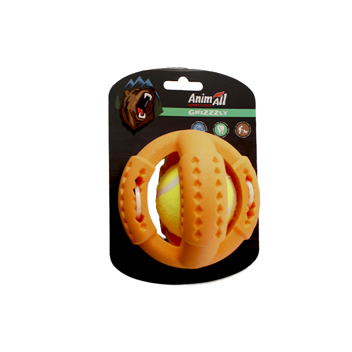 Іграшка AnimAll GrizZzly тенісний м'яч 11.2 см купити