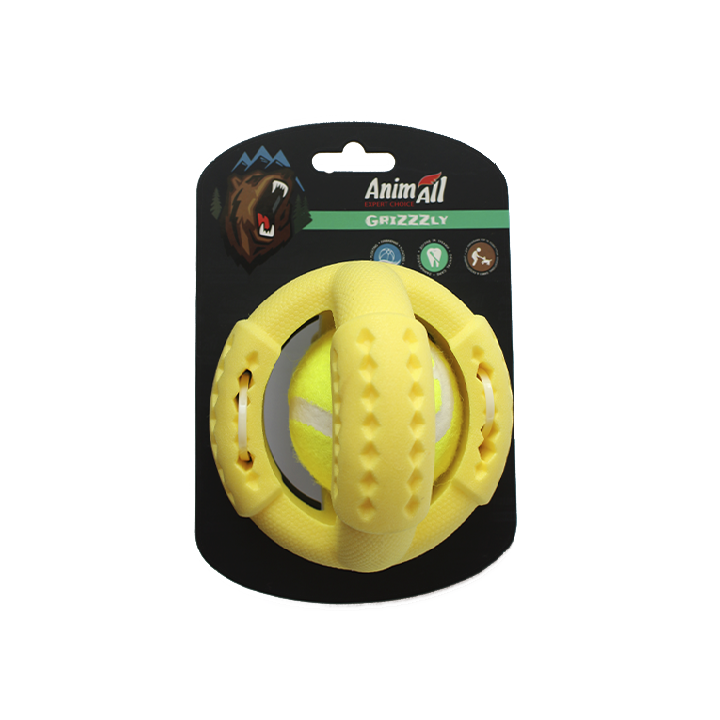 Іграшка AnimAll GrizZzly тенісний м'яч 11.2 см | Купити для собак