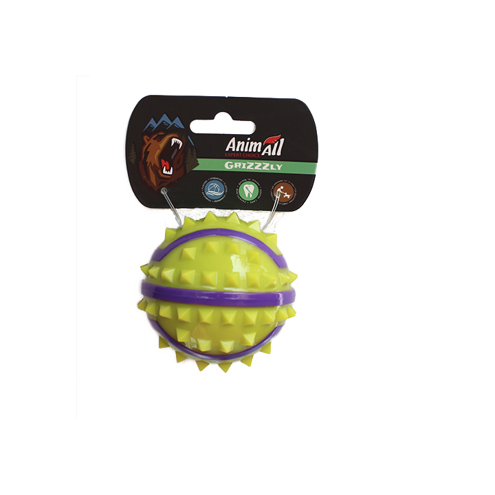 М'яч з шипами для собак AnimAll GrizZzly 8.4 см | Купити для зубів