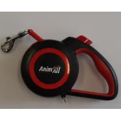 Рулетка AnimAll Reflector 5м до 25кг червона | Купити повідець