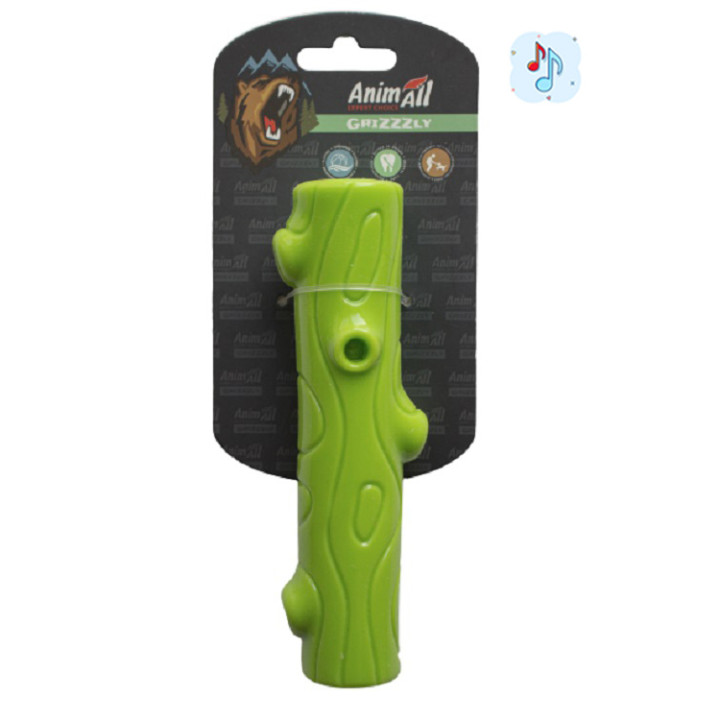 Іграшка AnimAll GrizZzly Хрустка паличка 16 см | Зелена