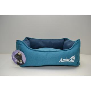 Лежанка AnimAll Gama S (45х35см) бірюзова | Купити для котів і собак