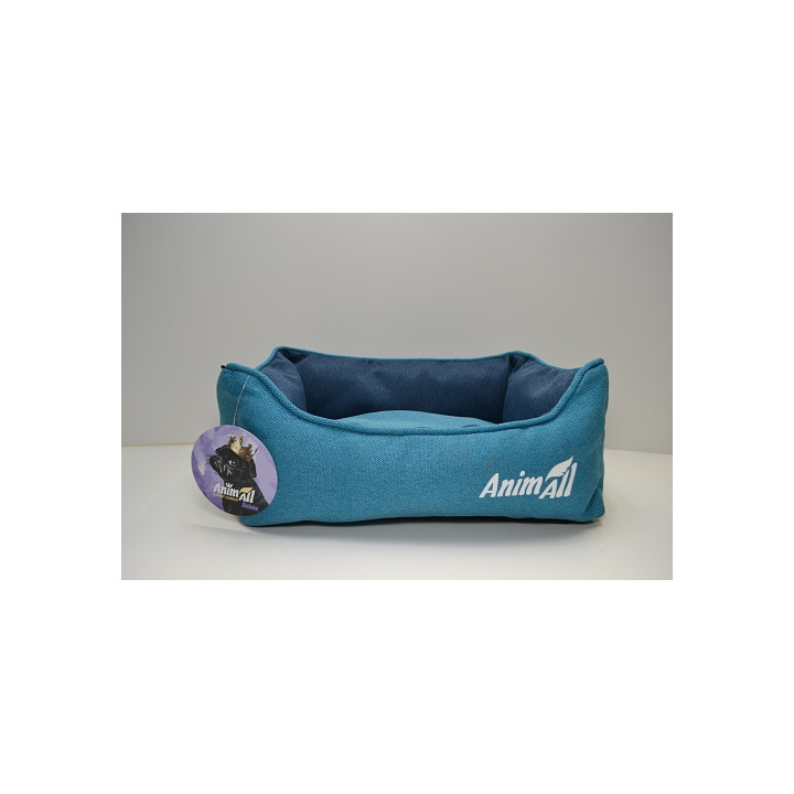 Лежанка AnimAll Gama S (45х35см) бірюзова | Купити для котів і собак