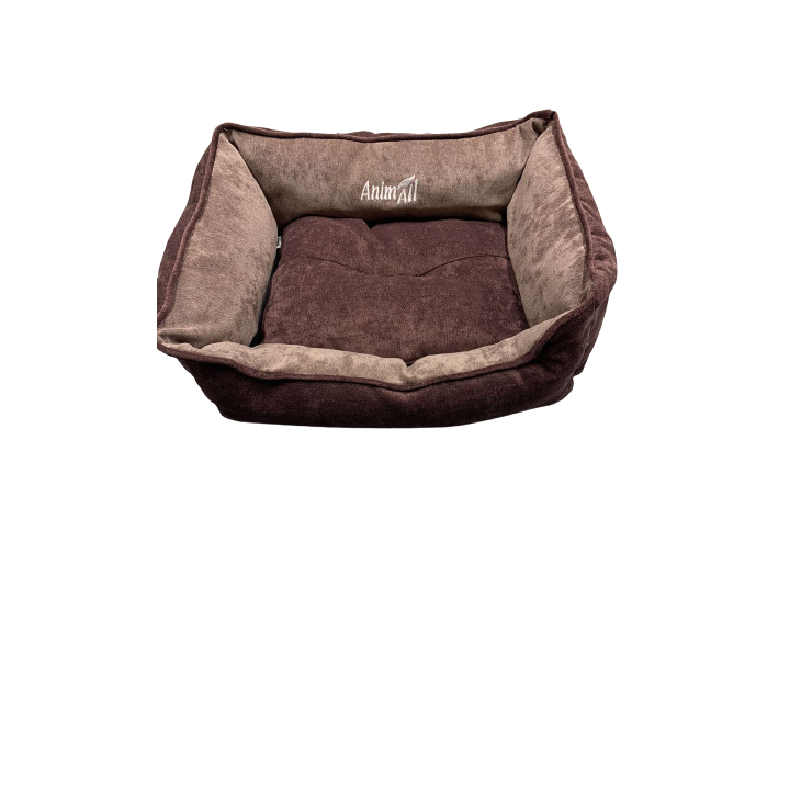 Лежанка AnimAll Nena S Velours (45×35 см) коричнева - купити