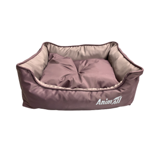 Лежак AnimAll Nena S (Антикіготь) 45х35 см | Колір какао