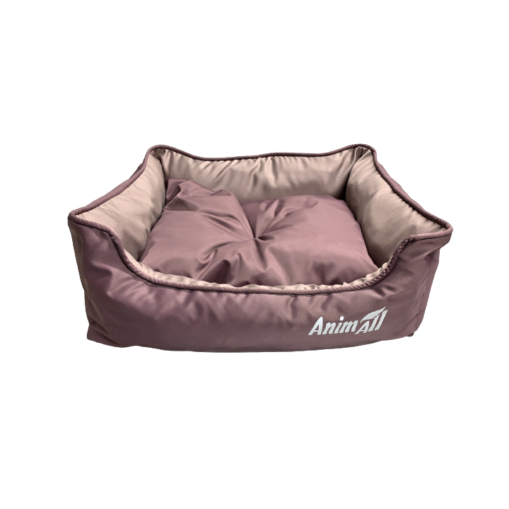 Лежак AnimAll Nena S (Антикіготь) 45х35 см | Колір какао