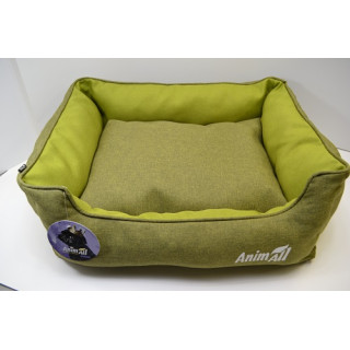 Лежанка AnimAll Anna L (Антикіготь) 65х51 см | Салатова