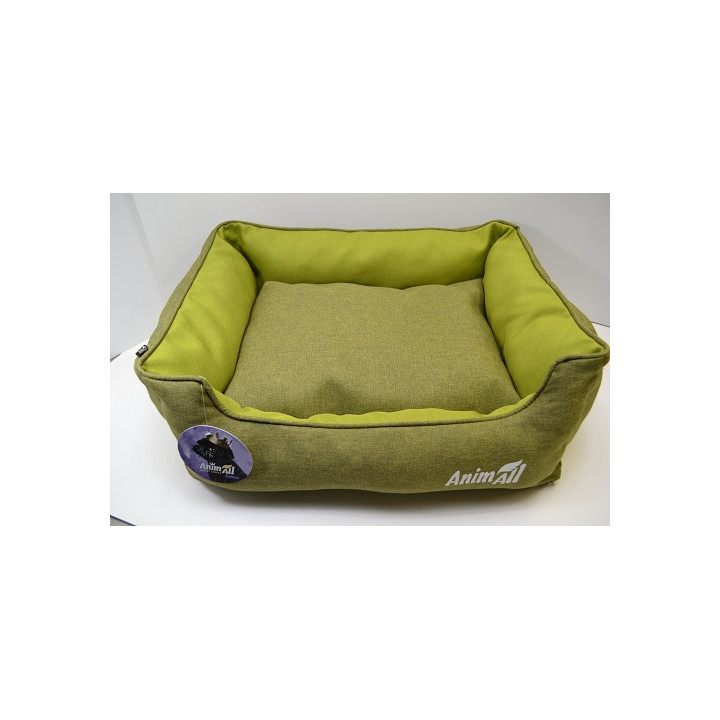 Лежанка AnimAll Anna L (Антикіготь) 65х51 см | Салатова