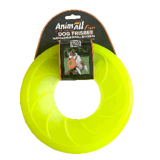 Игрушка АнимАлл Фан Фризби для игр с собакой 22 см, желтая