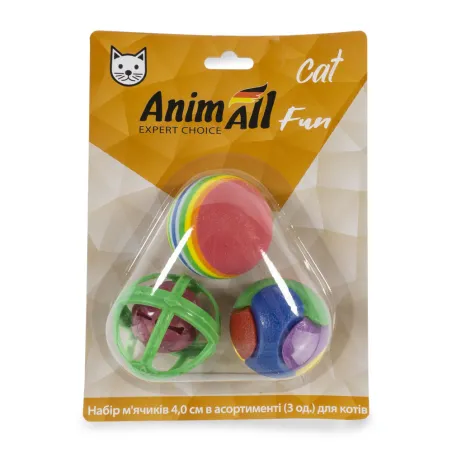 AnimAll Fun Cat, VP064 Набір іграшок для котів - 3 шт.