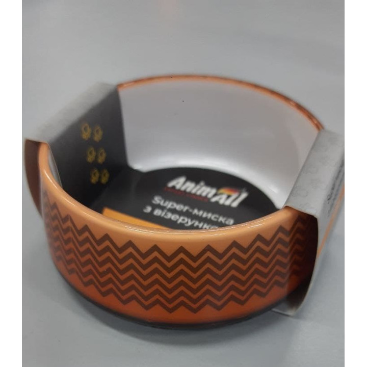 Пластикова миска AnimAll Super 300 мл помаранчева - купити