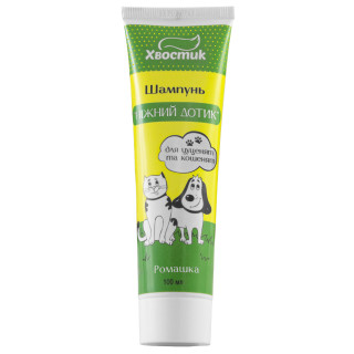 Шампунь для цуценят та кошенят Хвостик Ніжний дотик 100 мл