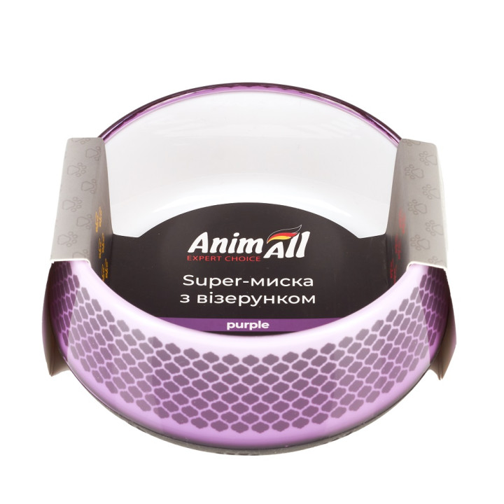 Миска AnimAll Super 300 мл фіолетова купити недорого | zooopt.net