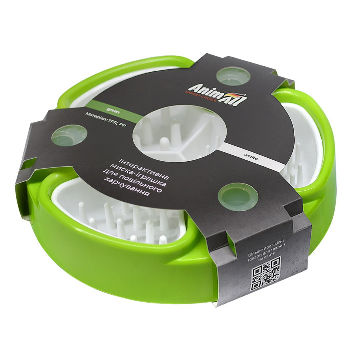 Миска AnimAll для повільного годування | Купити недорого в ZooOpt