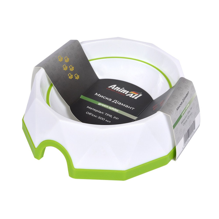 Миска AnimAll Діамант для собак 500 мл купити | zooopt.net