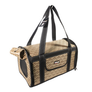 Жорстка сумка-переноска AnimAll 43х25х29 см Шоколад | ZooOpt