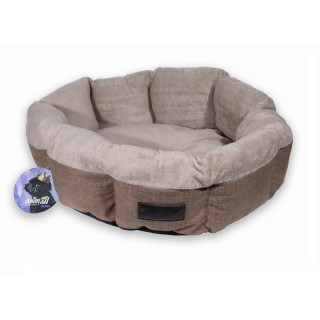 Лежак AnimAll Mary S коричневий 50х50 см | Купити для собак і котів