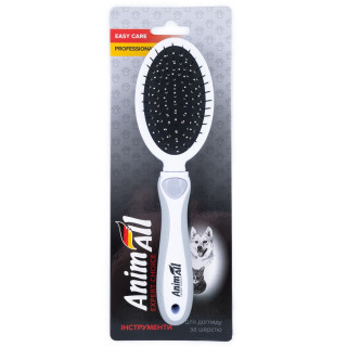 Гребінець-щітка 2 в 1 AnimAll Groom сіра - Купити | ZooOpt
