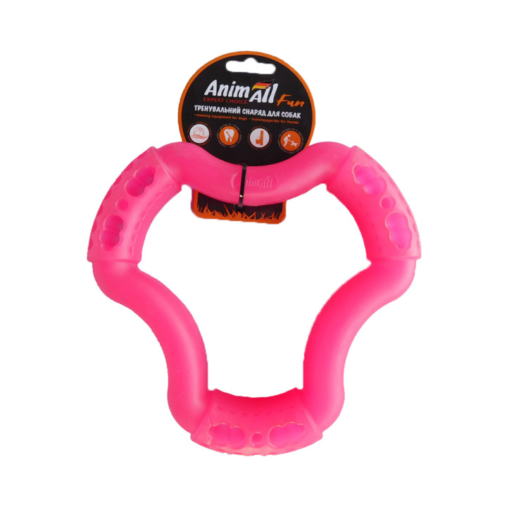 AnimAll Fun Кільце 6-гранне коралове 20 см для собак | zooopt.net