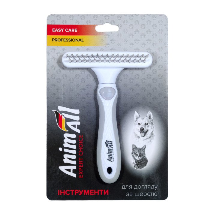 Гребінець-граблі AnimAll Groom для ковтунів | Купити ZooOpt