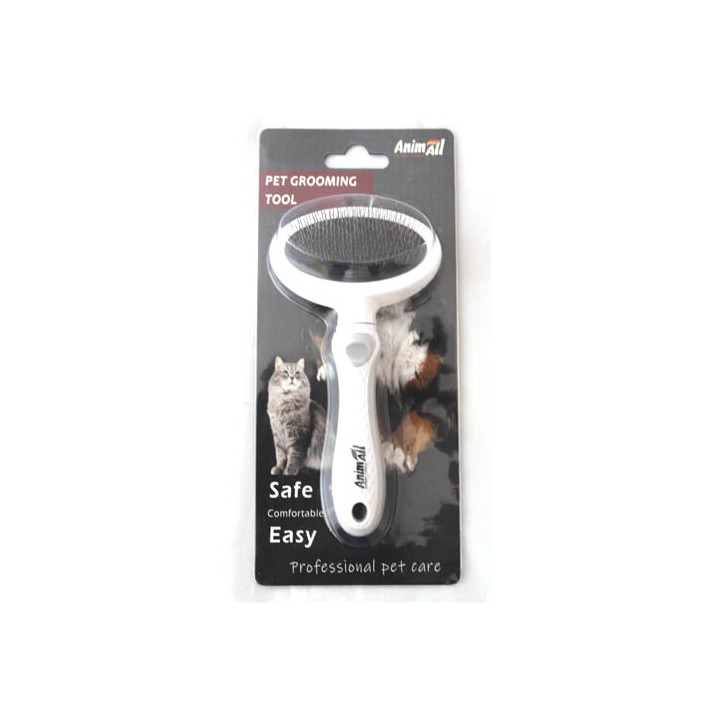 Пуходерка AnimAll Groom для тварин, S, сіра | Купити недорого