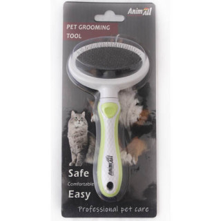 Пуходерка AnimAll Groom S зелена | Для делікатного грумінгу тварин