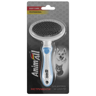 Пуходерка AnimAll Groom блакитна (М) для тварин - купити