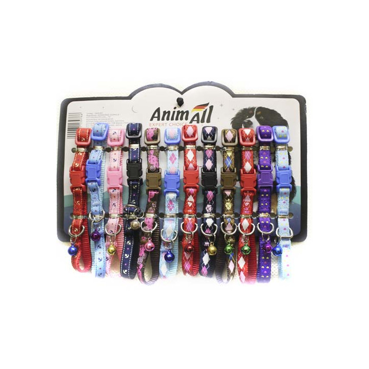 Набір нашийників AnimAll з дзвіночком 12 шт | Купити оптом ZooOpt