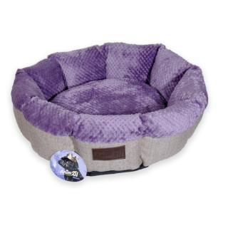 Лежак AnimAll Mary S Лаванда (50х50) для собак та котів | ZooOpt