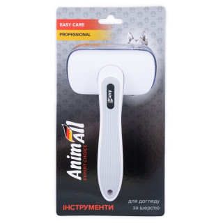 Пуходерка AnimAll Groom з кнопкою очищення | Купити в ZooOpt