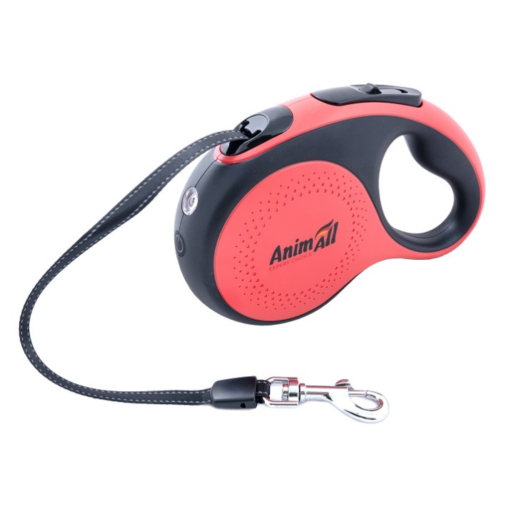 Рулетка AnimAll з ліхтариком L (5м/50кг) | Купити, гарантія