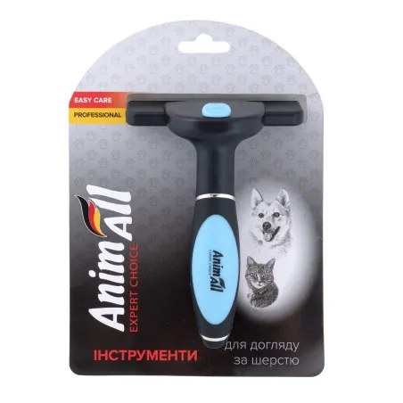 ТМ AnimAll Groom дешеддер М Блакитний, MG9720 - ідеальний засіб для догляду за шерстю