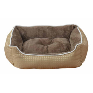 Лежак AnimAll Nena Star L (62x50 см) коричневий | Купити в ZooOpt