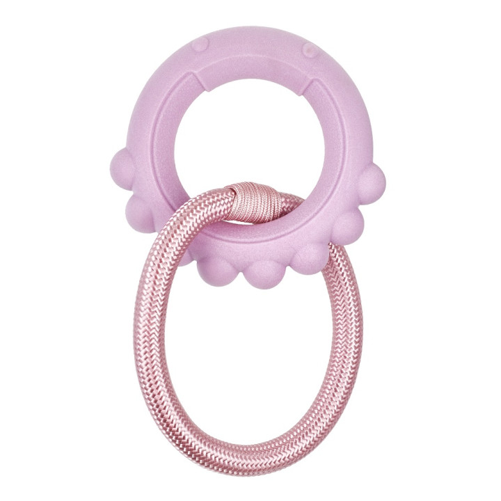 Іграшка для цуценят AnimAll GrizZzly Восьминіг з канатом рожева