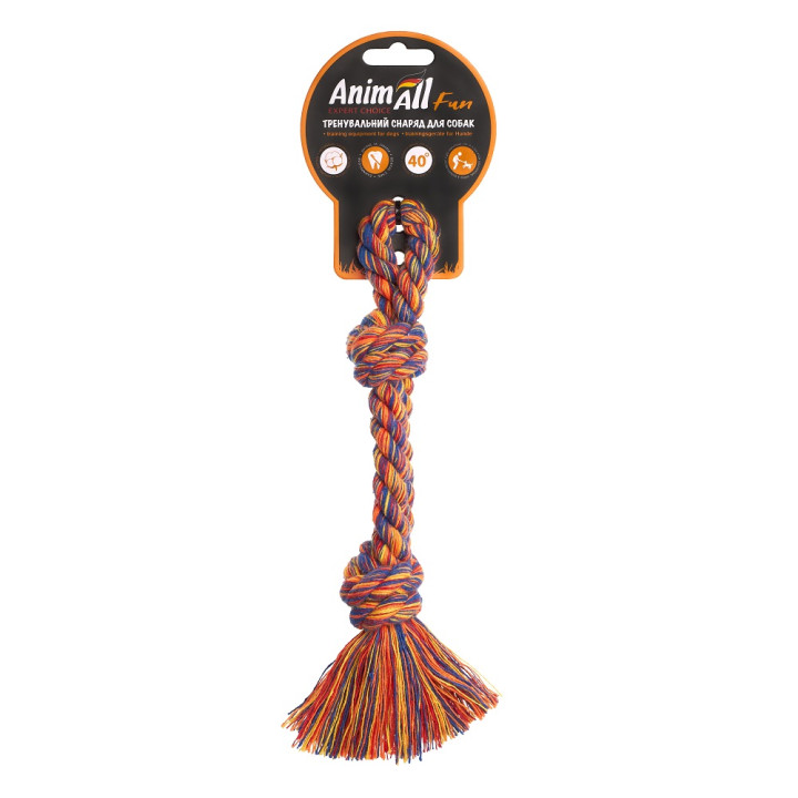 Іграшка-канат AnimAll Fun Подвійна кістка 18см | Купити