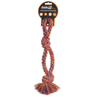 Іграшка-канат для собак AnimAll Fun Подвійна кістка 36 см | ZooOpt