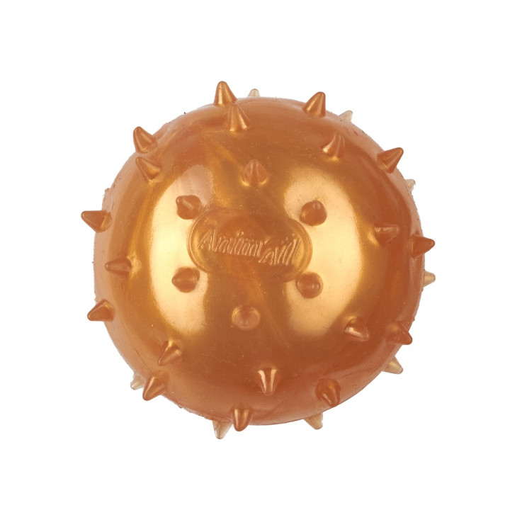 Іграшка для собак AnimAll Fun м'яч шипований 65 мм золотий