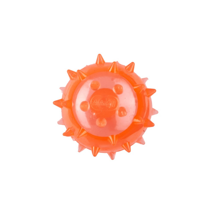 М'яч для собак AnimAll Fun з пищалкою 4.5 см помаранчевий | ZooOpt