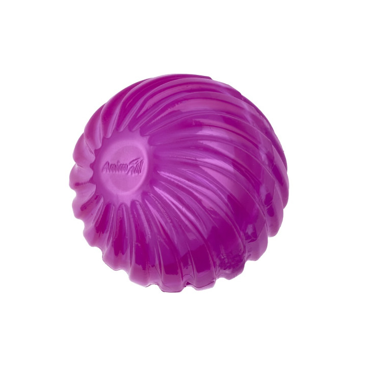 М'яч AnimAll Fun Хвиля з пищалкою 6.5 см фіолетовий | для собак