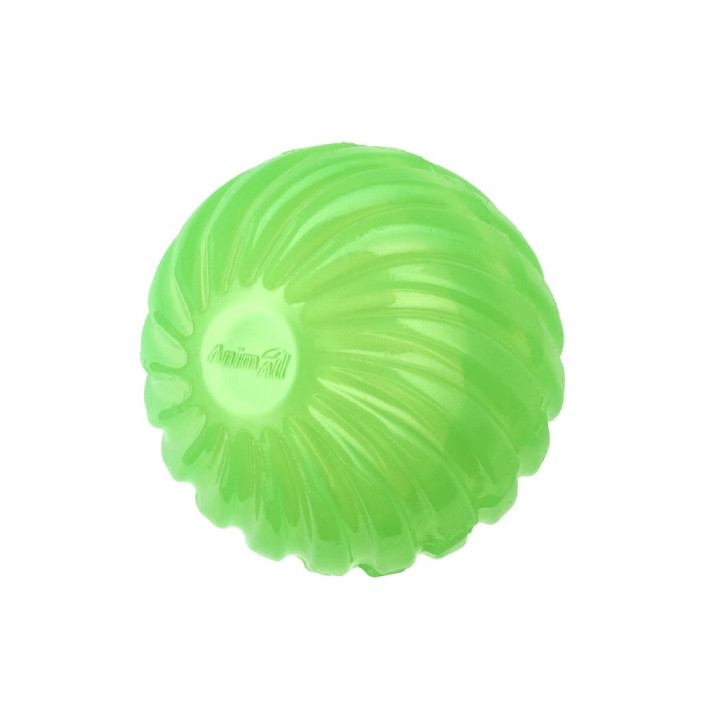М'яч-пищалка AnimAll Fun Хвиля 6.5 см зелений | для собак