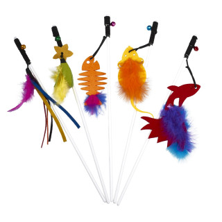 Набір іграшок-вудочок для котів AnimAll Fun купити | ZooOpt